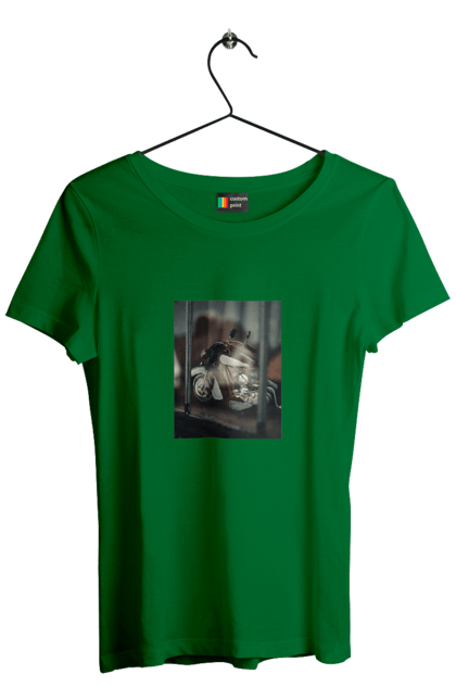 Футболка женская с принтом Мото. Байк, дорога, мото, сила, скорость. 2070702