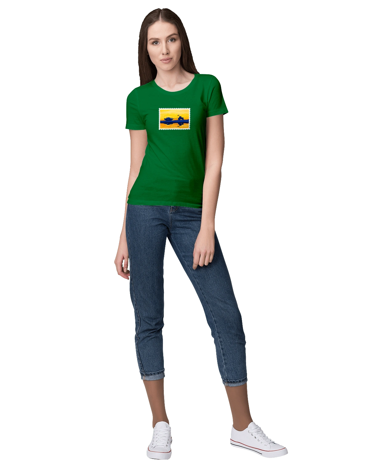 New brand, tractor pulling tank