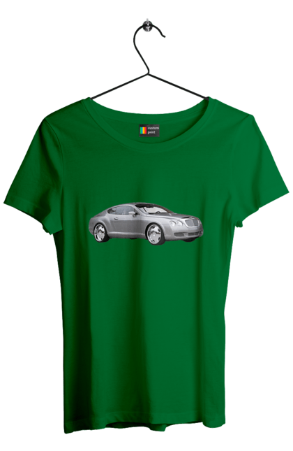 Women`s t-shirt with prints Auto. Auto, car, expensive car, gray car, stylish car. 2070702