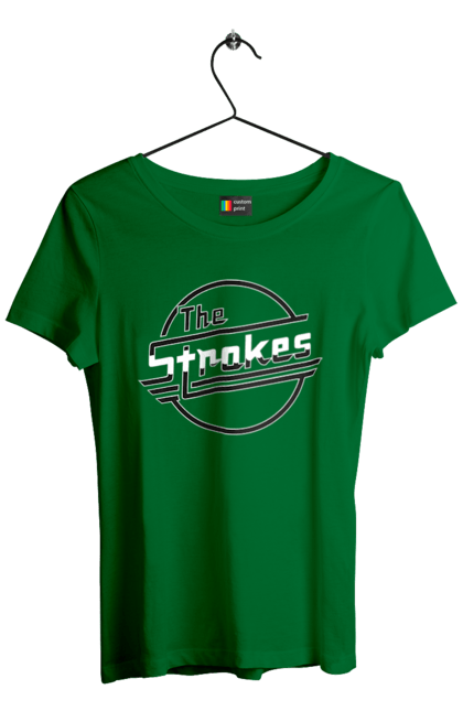 Women's t-shirt with prints The Strokes. Alternative rock, garage rock, group, indie, indie rock, music, post-punk revival, rock, strokes. 2070702