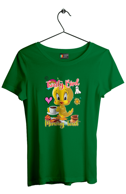 Women's t-shirt with prints Tweety Pie. Bird, looney tunes, tweety, tweety bird, tweety pie, warner bros. 2070702