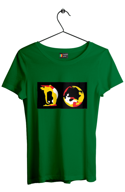 Футболка жіноча з принтом "Розтяжка По Дорослому". Пози, розтяжка. 2070702