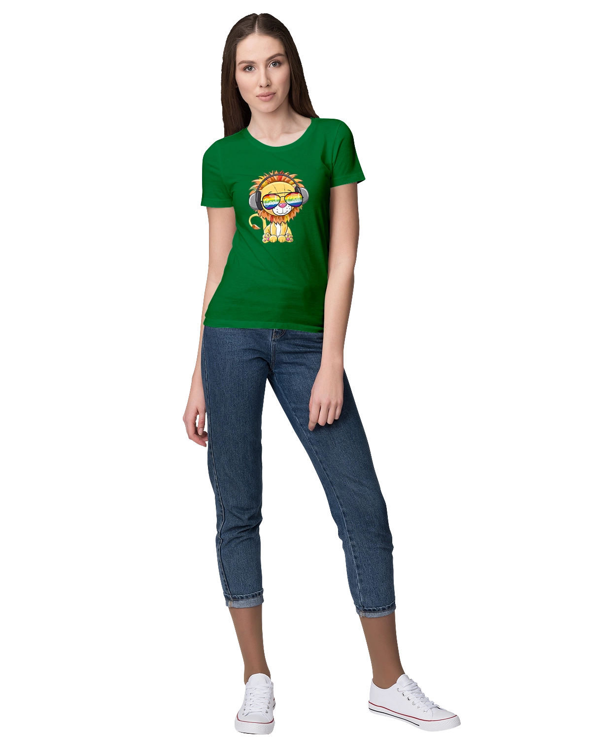 Lion In Glasses And Headphones