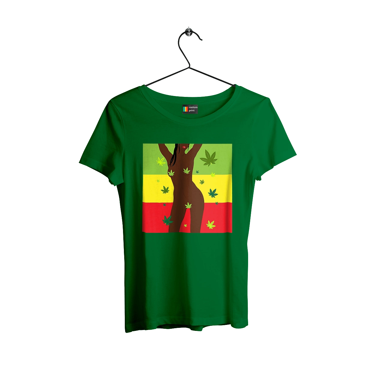 Гола Дівчина І Конопля