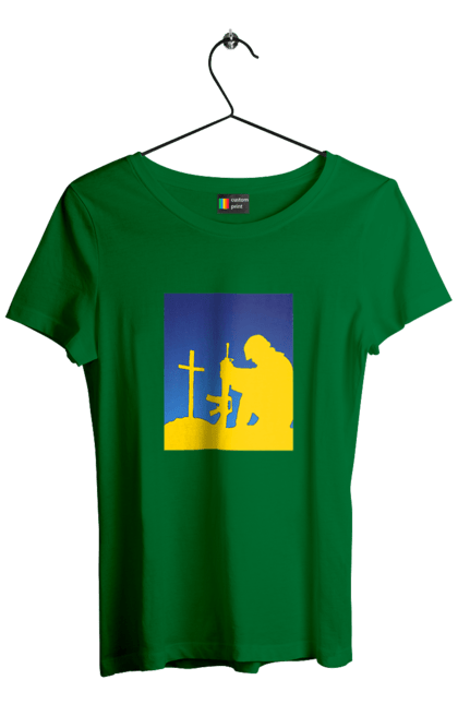 Футболка жіноча з принтом "Патріот". Патриот, патриотизм, победа, свобода, украина, украинец. 2070702