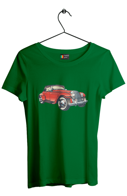 Women`s t-shirt with prints Car Rarity. Car, retro. 2070702