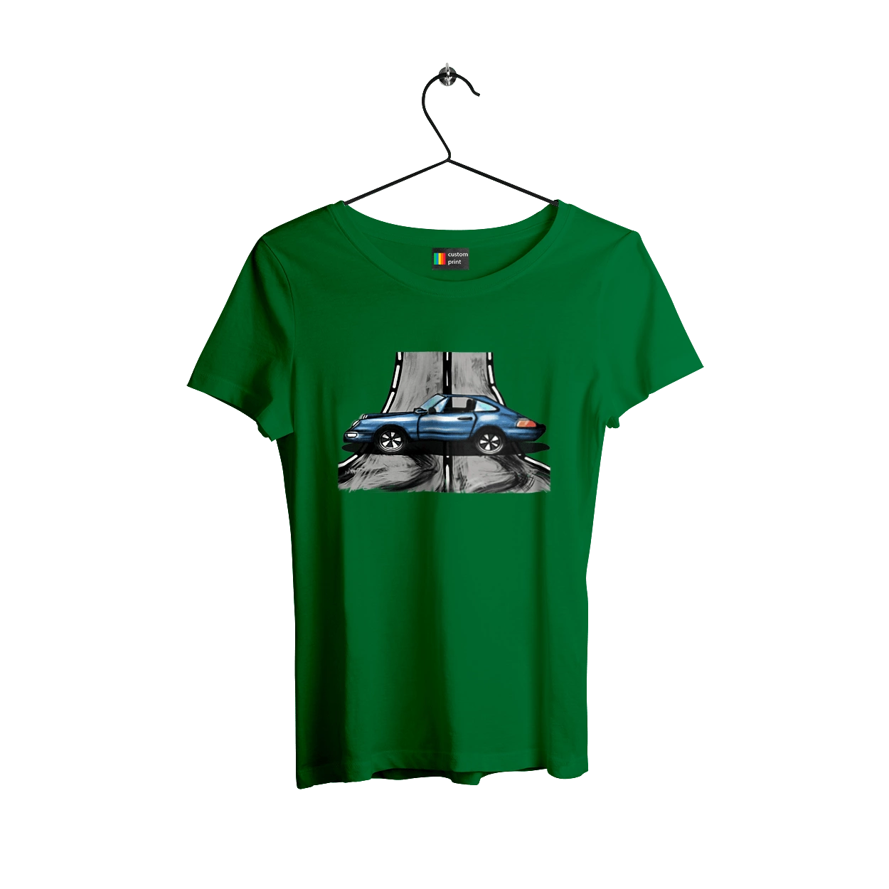 Sports Car On The Road