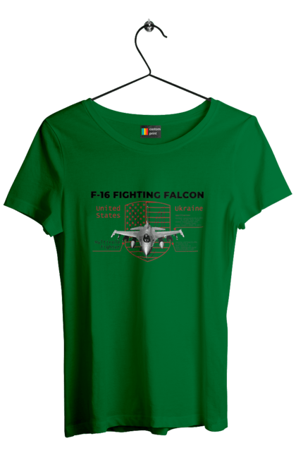 Women`s t-shirt with prints F 16. F16, howitzer, industrious, nasams, suzanne, zuzana. 2070702