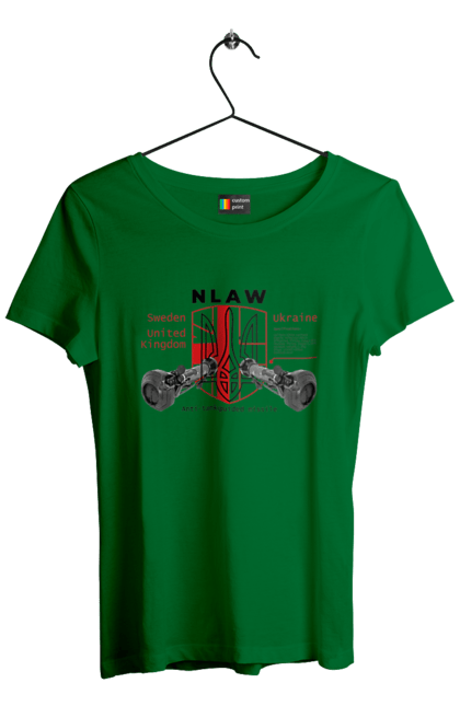 Women`s t-shirt with prints NLAW. Caesar, himars, nlaw, patriot, weapons, zaluzhny. 2070702