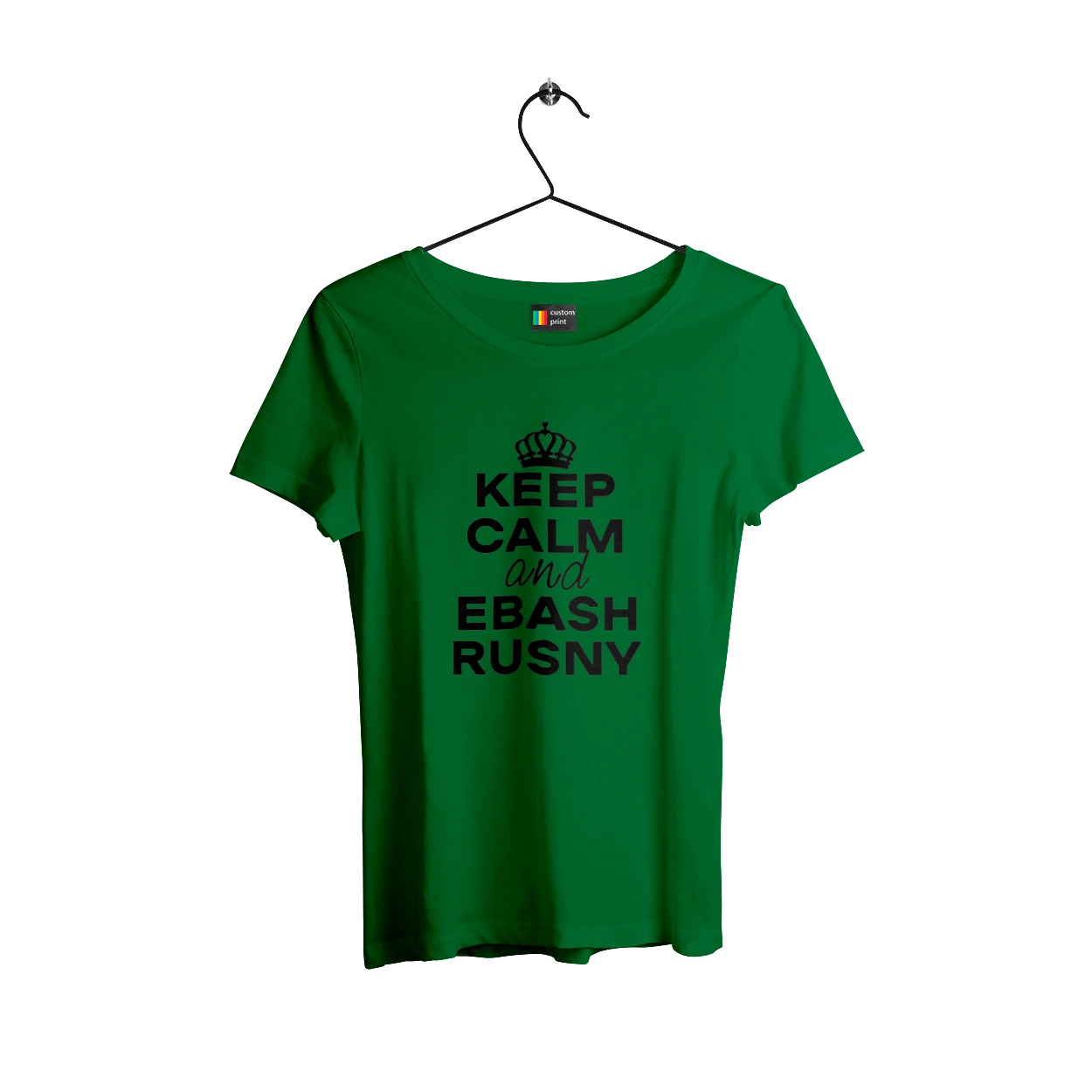 Keep Calm and Ebash Rusny black