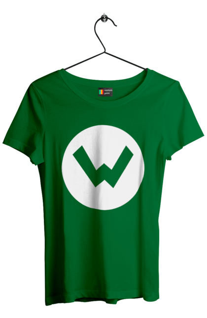 Women's t-shirt with prints Mario. Character, game, mario, mario bros, nintendo. 2070702