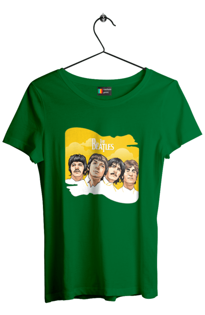 Women's t-shirt with prints The Beatles. Beatles, george harrison, john lennon, liverpool four, music, paul mccartney, ringo starr. 2070702