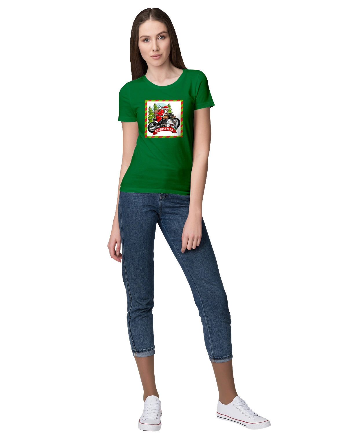 Santa on a motorcycle