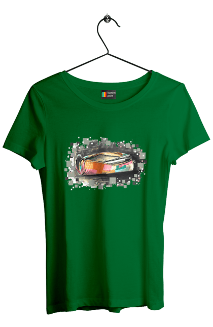 Футболка жіноча з принтом "Пенал Авторський малюнок". Ексклюзив, канцтовари, малюнок, малюнок від руки, олівець, пенал, ручка, школа. 2070702