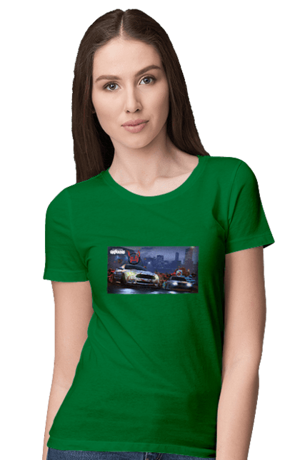 Women`s t-shirt with prints Need for Speed Unbound. Heat, need, need for speed, nfs, speed, unbound. 2070702