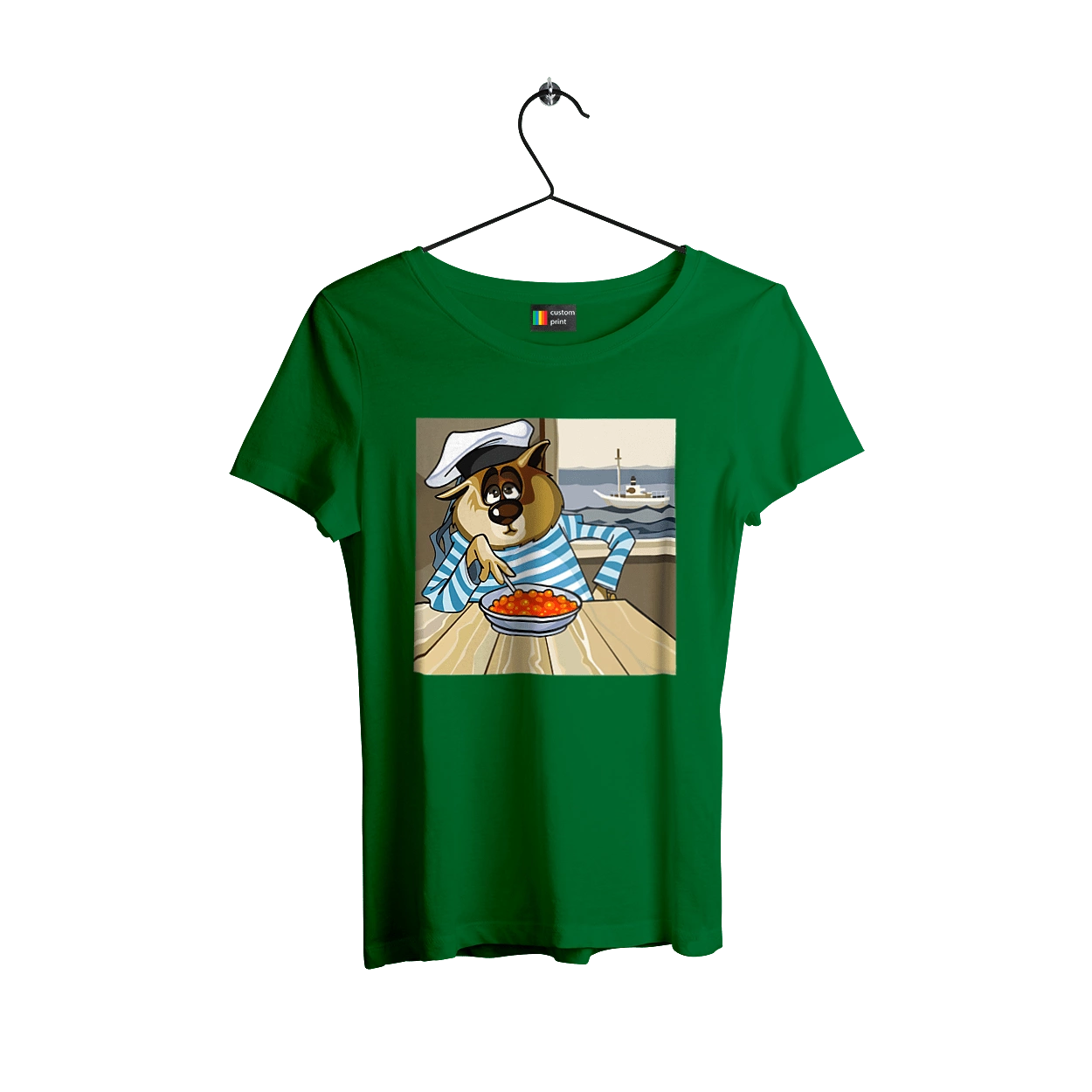 Cat Sailor, On The Ship Eats Red Caviar