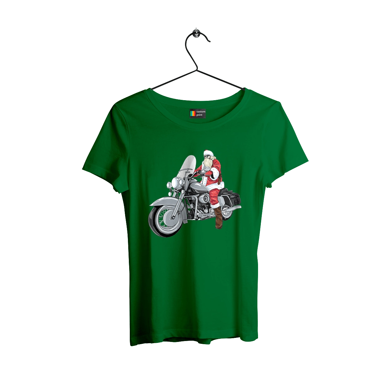 Santa On A Motorcycle