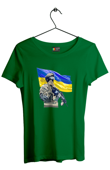 Women`s t-shirt with prints Armed Forces | Flag 2070702