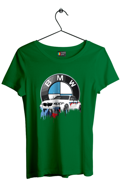 Футболка жіноча з принтом "BMW". Bmw, авто, бмв, бмв фан, фанклуб. 2070702