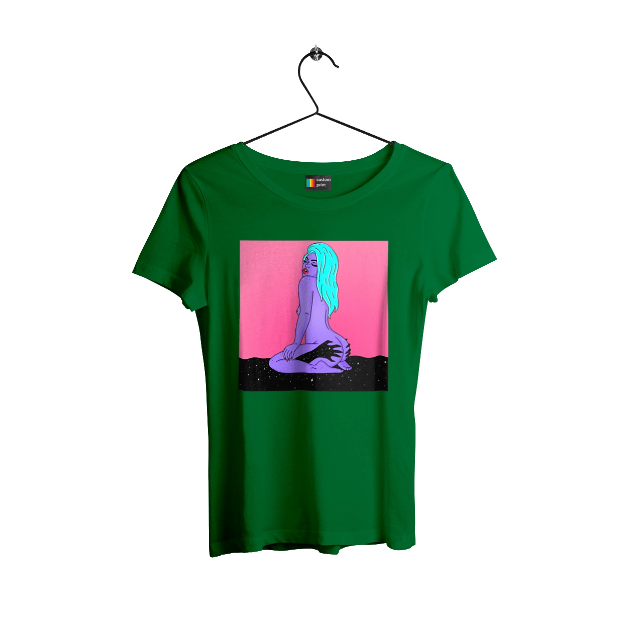 Фиолетовая Девушка В Руках