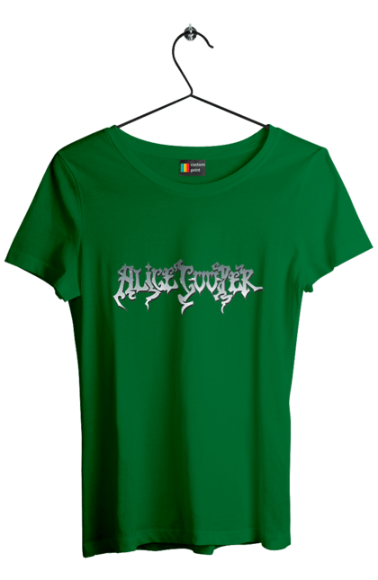 Women's t-shirt with prints Alice Cooper. Actor, alice cooper, hard rock, heavy metal, musician, rock, rock musician. 2070702