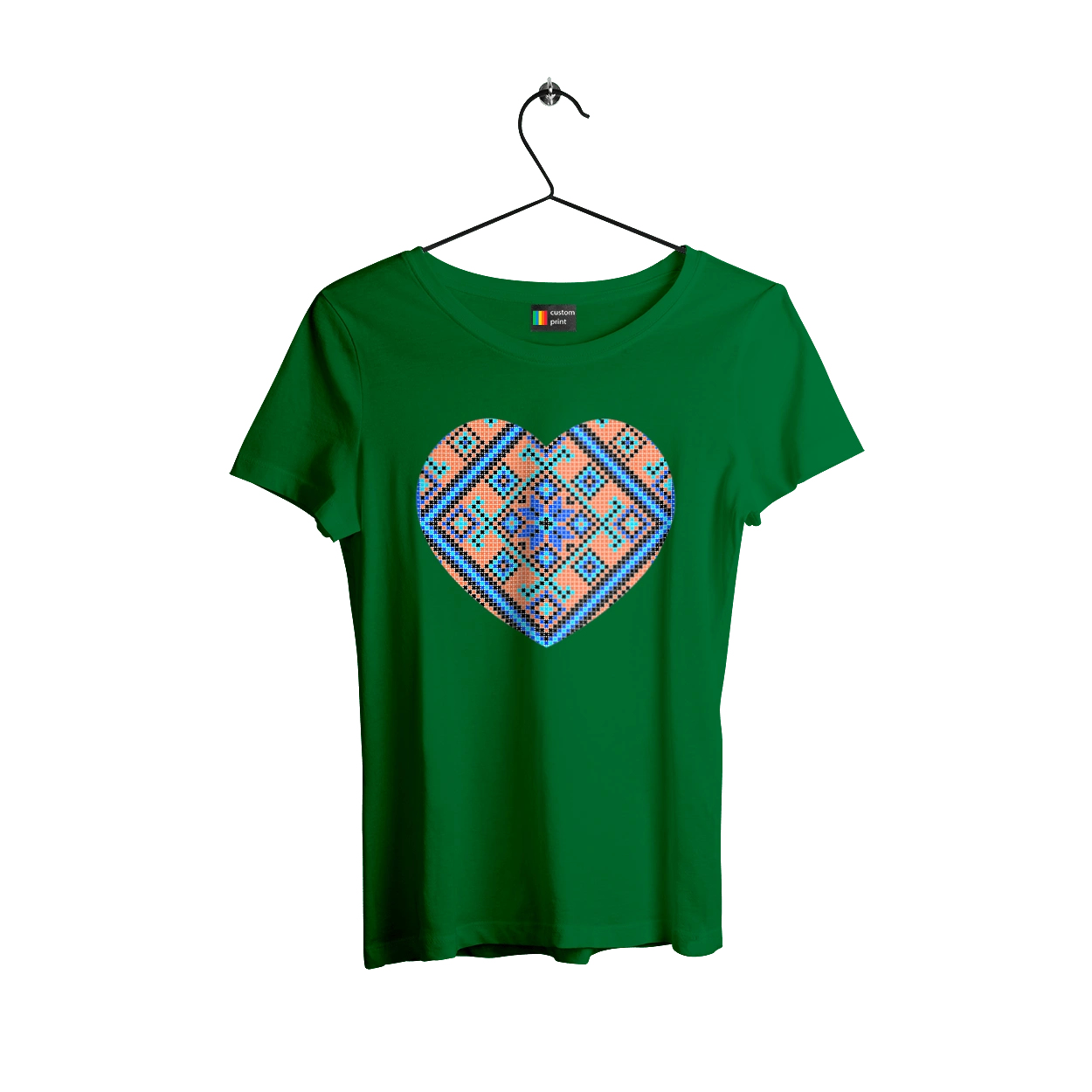 Серце вишивка