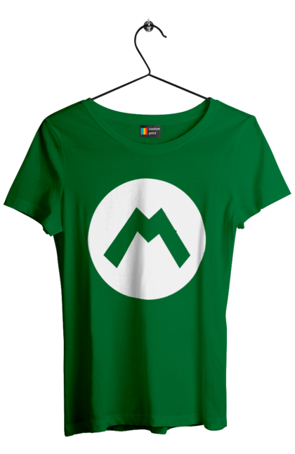 Women's t-shirt with prints Mario. Character, game, mario, mario bros, nintendo. 2070702