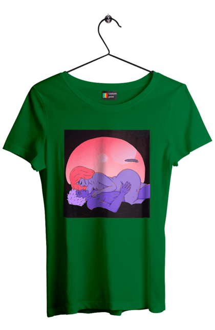 Футболка жіноча з принтом "Інопланетяни Дівчина І Хлопець". Голі, дівчина, хлопець. 2070702