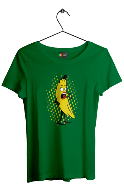 Футболка жіноча з принтом "Парні". Банан, для двох, для неї, для пари, парна банан, парні, парні банани. CustomPrint.market