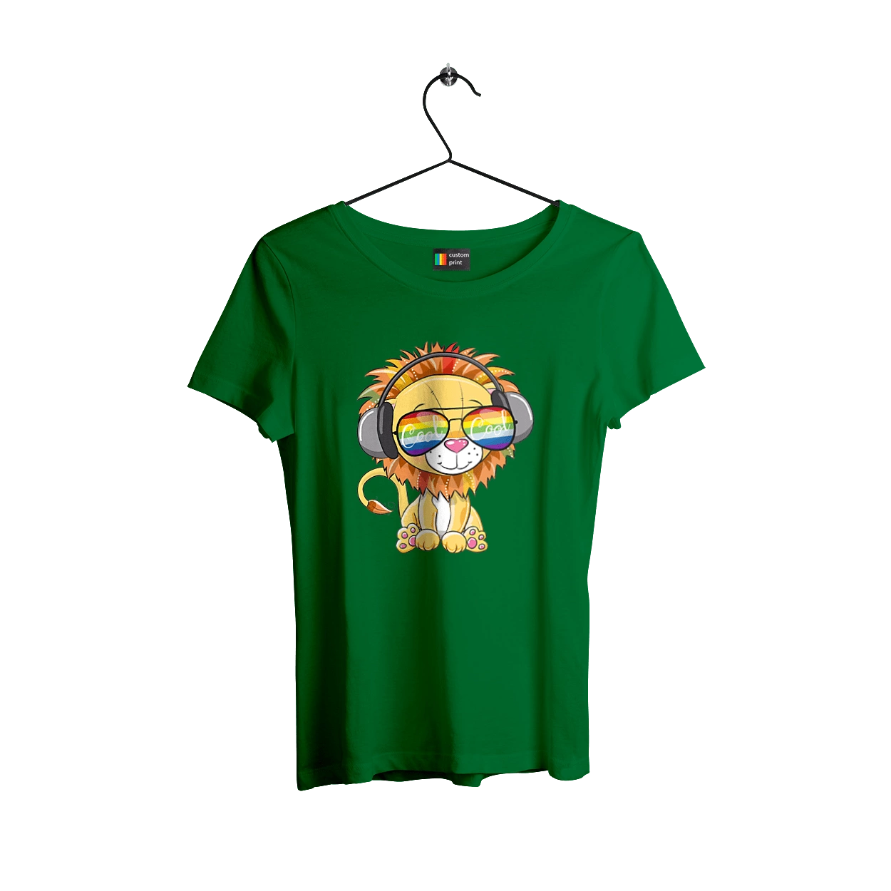 Lion In Glasses And Headphones