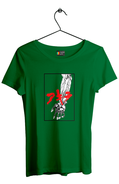 Women's t-shirt with prints Akira Tetsuo Shima. Akira, anime, cyberpunk, manga, tetsuo shima. 2070702