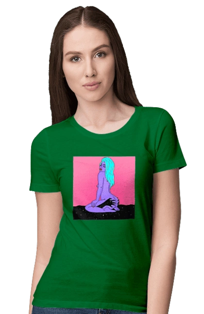 Фиолетовая Девушка В Руках