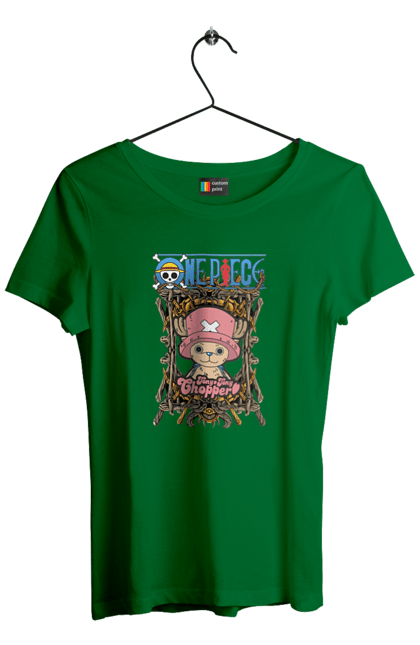 Women's t-shirt with prints One Piece Tony Tony Chopper. Adventures, anime, fantasy, light novel, manga, one piece, tony tony chopper, tv series. 2070702