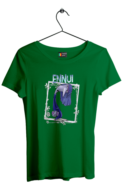 Women's t-shirt with prints Inside Out Ennui. Cartoon, emotions, ennui, inside out, pixar. 2070702