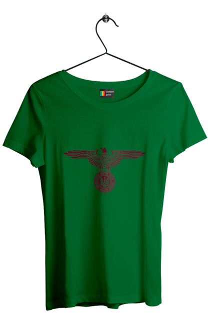 Футболка жіноча з принтом "Герб і Орел". Герб, герб україни, орел, патріотичне, україна, українська символіка, українське. 2070702