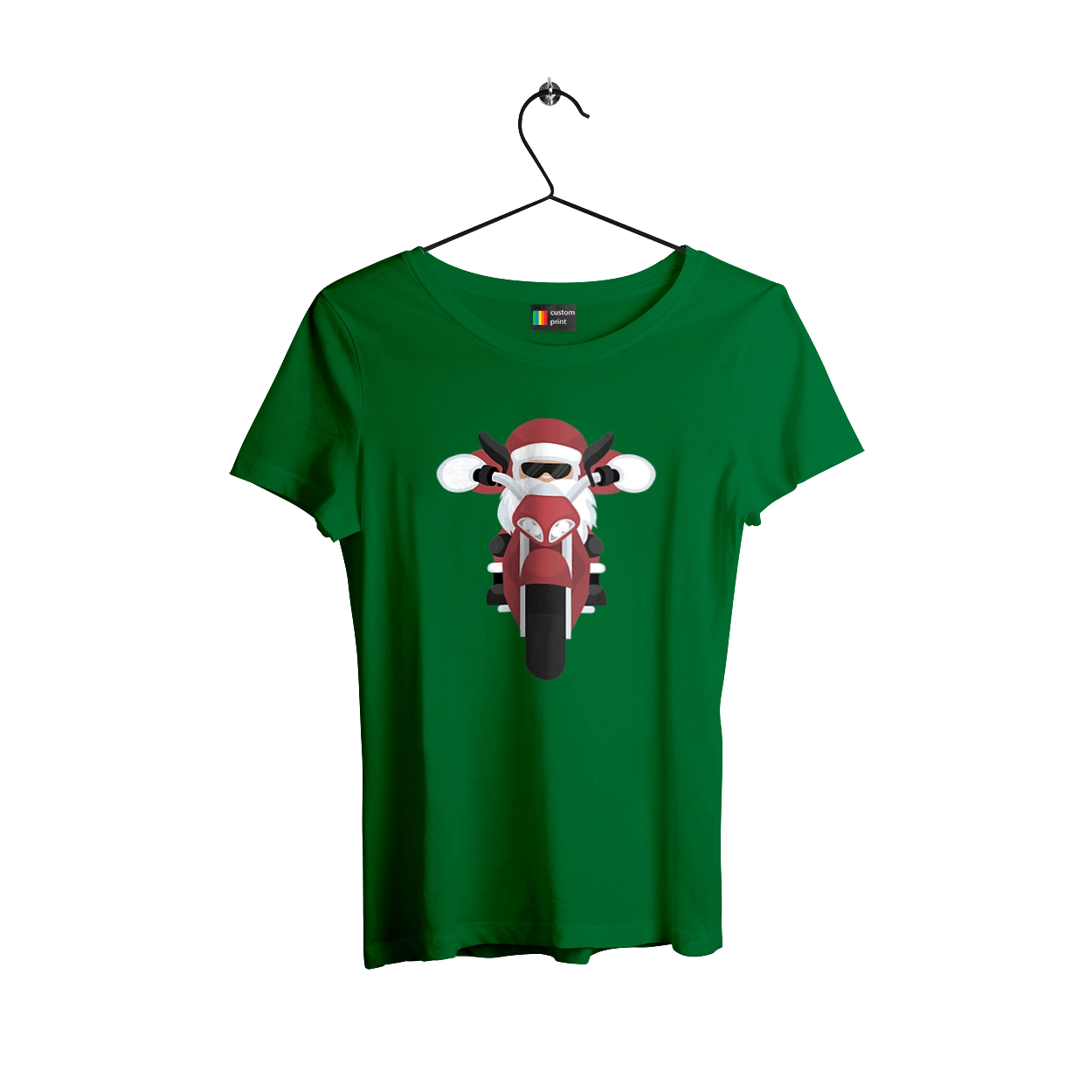 Santa on a motorcycle