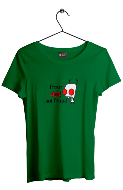Футболка жіноча з принтом "Помилка не знайдена". Angular, c, css, html, it, javascript, jquery, php, python, react, svelt, vue, айтишник, айті, гумор, код, кодувати, прогер, програміст, програмісти, ти ж, ти ж програміст, тиж програміст. 2070702