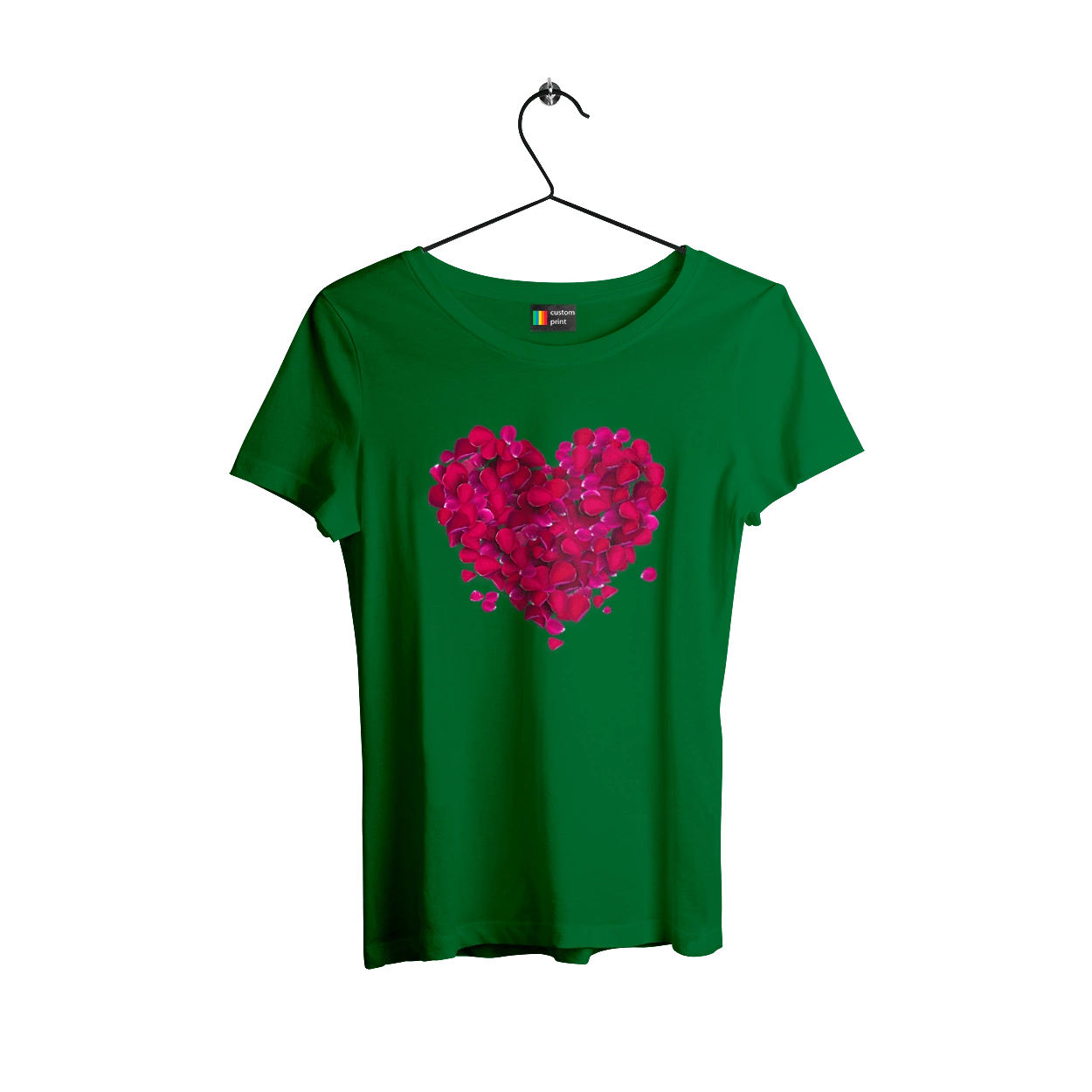 Серце З Пелюсток Троянди