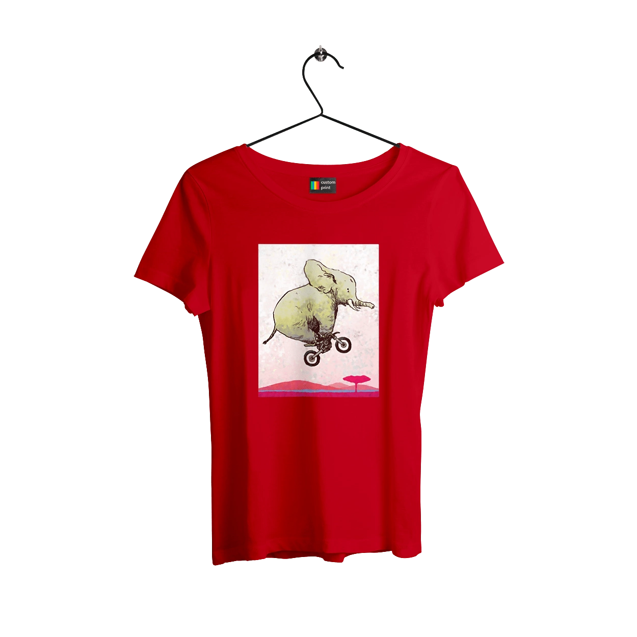 Elephant On A Motorcycle