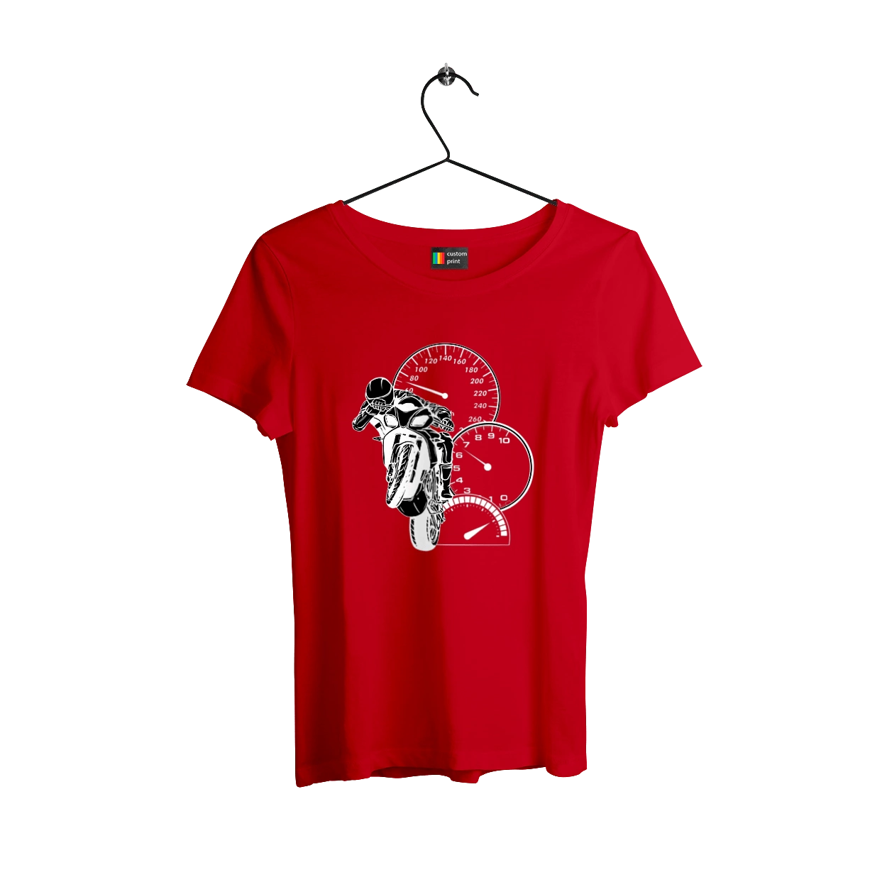 Motorcycle And Speed White