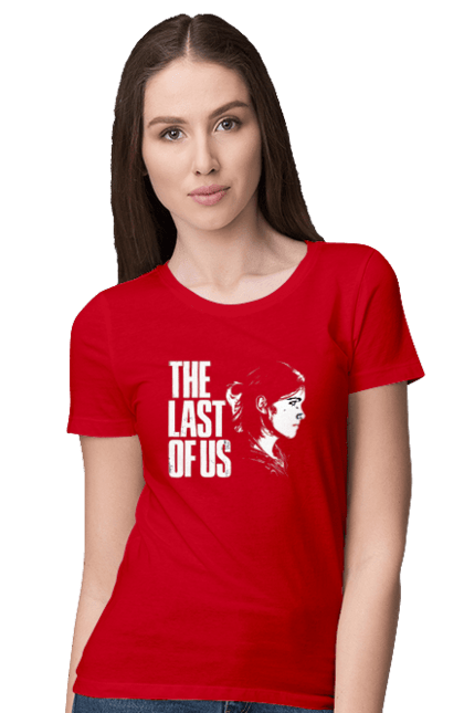 Футболка жіноча з принтом "Last of Us". Playstation, ps5, виживання, гра, жахи, комп`ютерна гра, людожери. ART принт на футболках