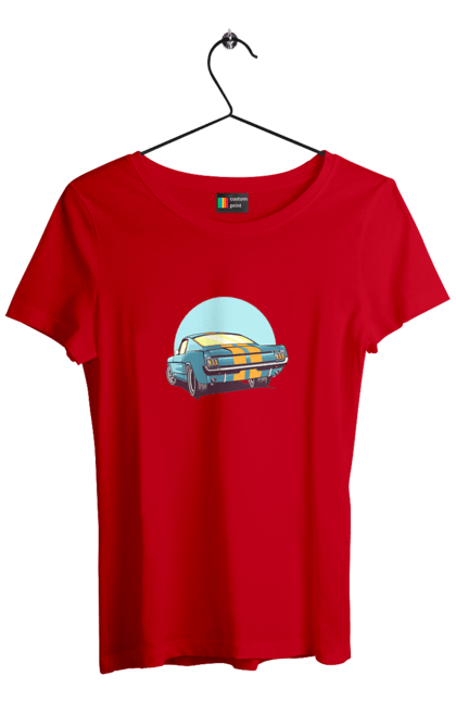 Women`s t-shirt with prints Auto. Auto, character, hero, monster, music, new, pennies, robot, super hero. 2070702