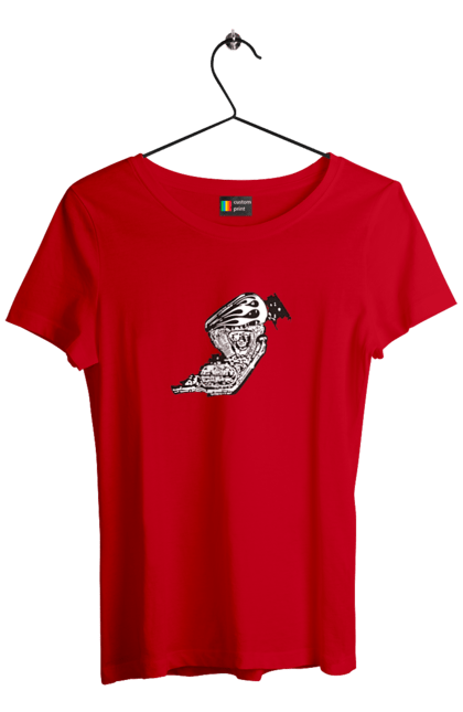 Футболка жіноча з принтом "Двигун мотоцикла". Байк, бензобак, двигун мотоцикла, харлей девідсон, циліндри, чопер. 2070702