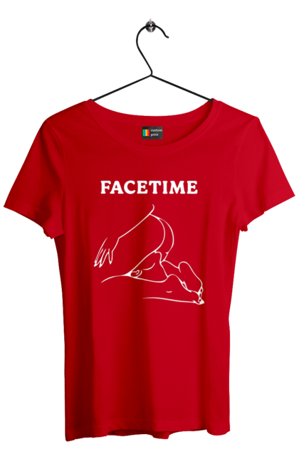 Футболка жіноча з принтом "Фейстайм". Вульгарна, гумор, прикольна, смішна, фейстайм. 2070702