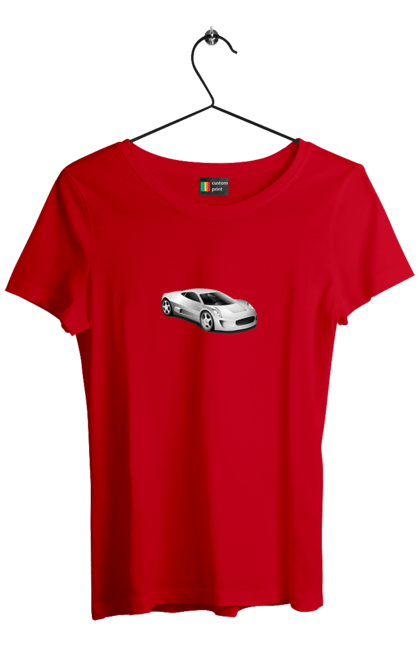 Футболка жіноча з принтом "Авто.1". Авто, графіка, спортивне авто, фото, чорно-біле зображення. 2070702