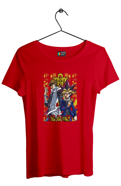 Women's t-shirt with prints Yu Gi Oh! Seto Kaiba. Anime, manga, player, seto kaiba, shareholder, yu gi oh, yugio. 2070702