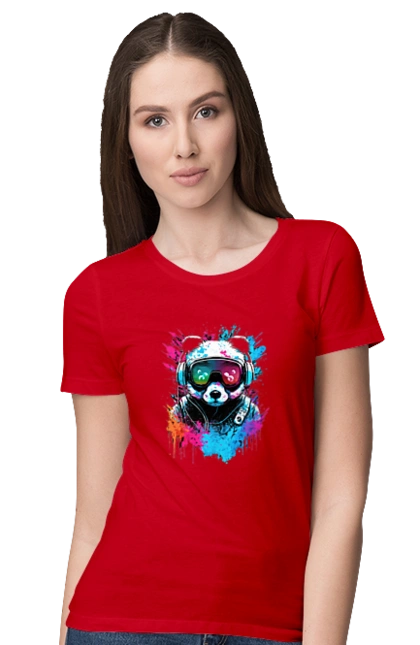 Панда в VR шлеме