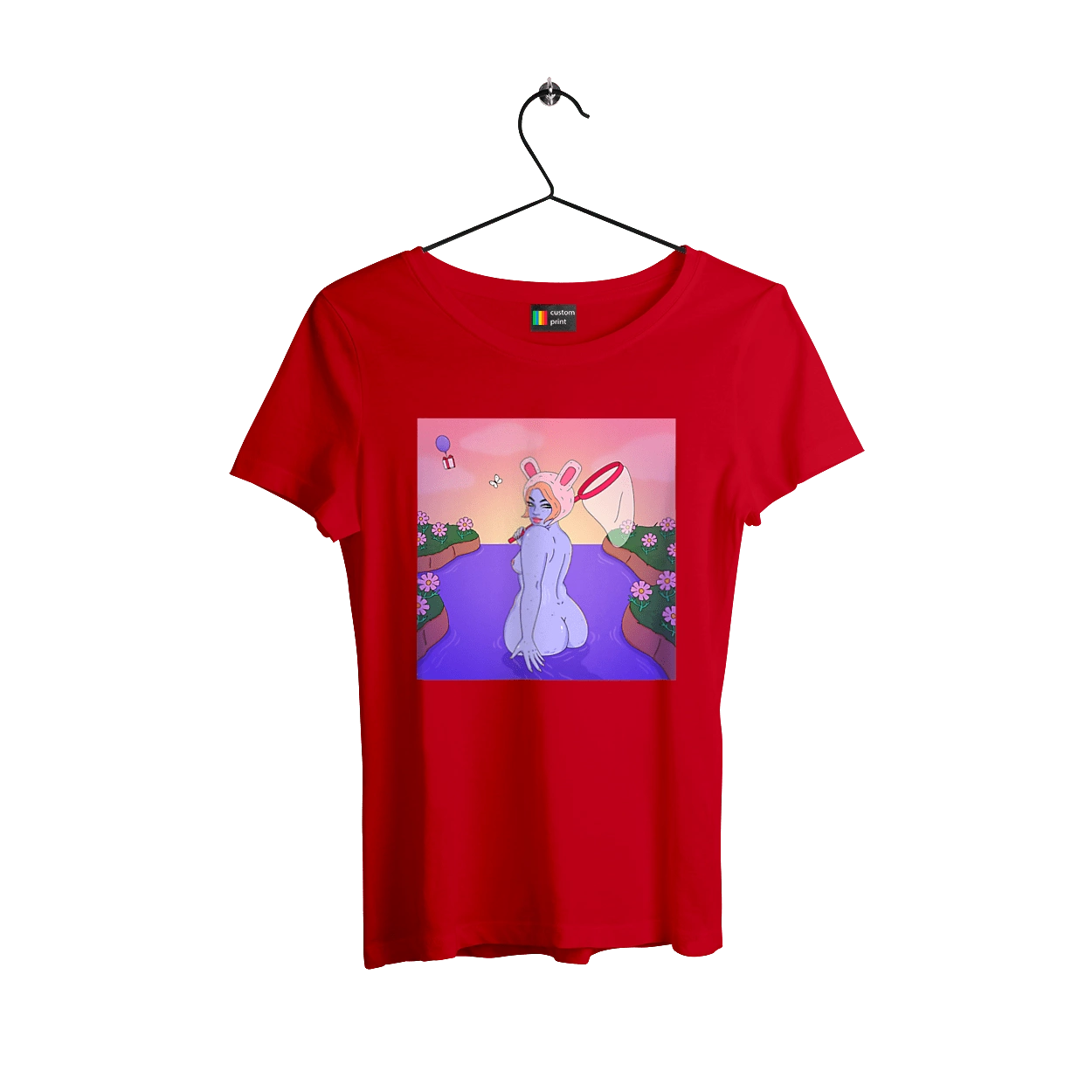 Purple Girl On The Hunt