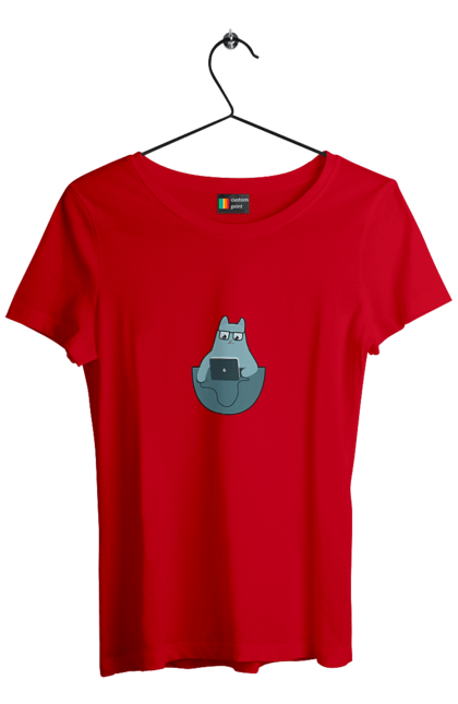 Футболка жіноча з принтом "Кіт програміст". Angular, c, css, html, it, javascript, jquery, php, python, react, svelt, vue, айтишник, айті, гумор, код, кодувати, прогер, програміст, програмісти, ти ж, ти ж програміст, тиж програміст. 2070702