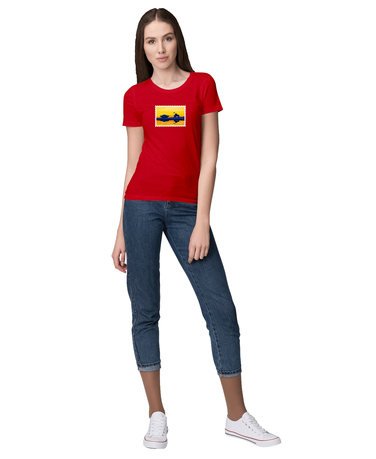 New brand, tractor pulling tank